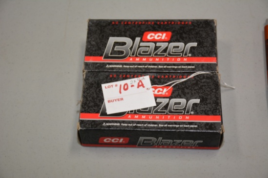 2 Boxes - Blazer .45 Auto 230 gr. FMJ; 50 Rds./Box; 2xBID