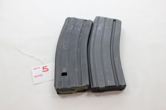 2 - .223 Cal. 30 Rd. Magazines; 2xBID