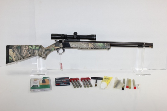 CVA Wolf .50 Cal. Black Powder Realtree Rifle w/Konus Konushot 3-9x32 Scope #7234, CVA Soft Storage