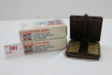 2 Boxes - Winchester .38 SPL Super Match 148 gr. Lead Mid-Range Cartridges (Plus 12 Rds. In Pocket C