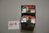 2 Boxes - Wolf 9mm Luger 115 gr. Copper FMJ, Steel Case; 50 Rds./Box; 2xBID
