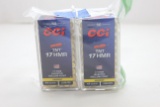 2 Boxes - CCI .17 HMR 17 gr. TNT HP; 50 Rds./Box; 2xBid