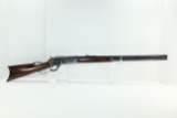 Winchester Model 1876 .45-75 Cal. Rifle w/Rear Creedmoor Sight and Cody Firearms Museum Letter; Prod