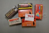 Various .22LR including .22 Supra Colibri 20 gr. 47 Rds., CCI .22LR 40 gr. 40 Rds., Centurion .22LR