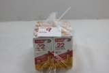 8 Boxes - Aquila .22LR Copper Plated High Velocity Solid Point Cartridges; 50 Rds./Box; 8xBID