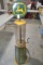 John Deere Metal Gasoline Pump Yard Art; 54