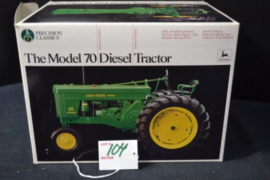 Ertl Precision Classics No. 7 John Deere Model 70 Diesel Tractor; 1/16 Scale; NIB