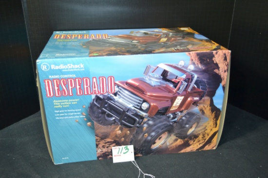 RadioShack RC "Desperado" Big Wheel Truck; Used