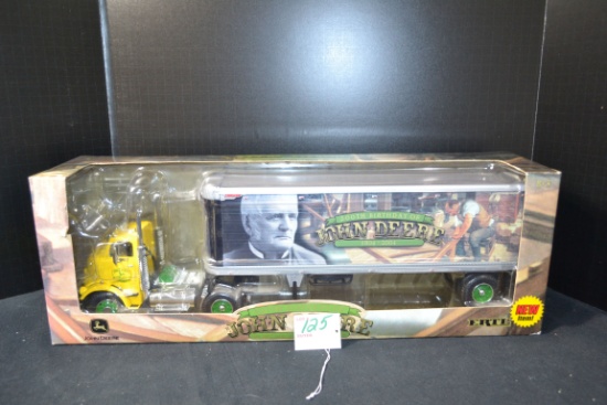 Ertl 200th Birthday of John Deere 1954 John Deere GMC Series 950 Cab w/Great Dane Trailer; 1/25 Scal