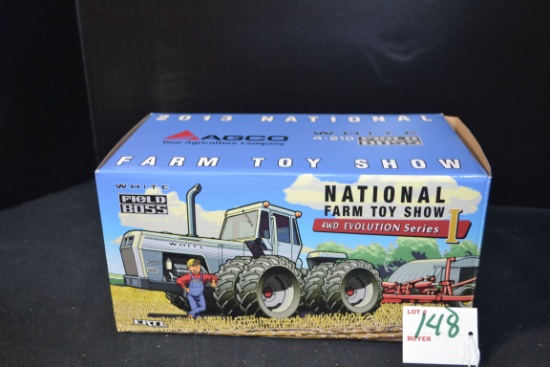 Ertl 2013 National Farm Toy Show Agco White 4-21 Field Boss 4WD Evolution Series I; 1/32 Scale; NIB