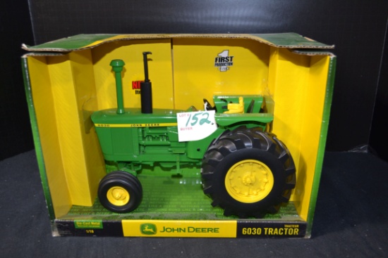 Ertl First Production John Deere 6030 Tractor; 1/16 Scale; NIB