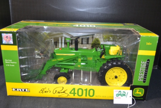Ertl Prestige Collection Elvis Presley John Deere Mode 4010 w/46A Loader; 1/16 Scale; NIB