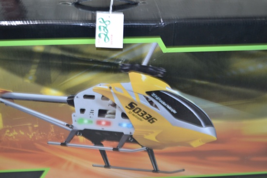 Syma S033G 3CH Helicopter w/Gyro; NIB