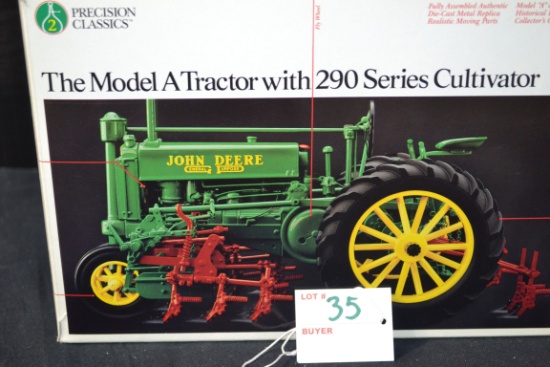 Ertl John Deere Precision Classics 2nd in Series "The Model A Tractor with 290 Series Cultivator" 1/