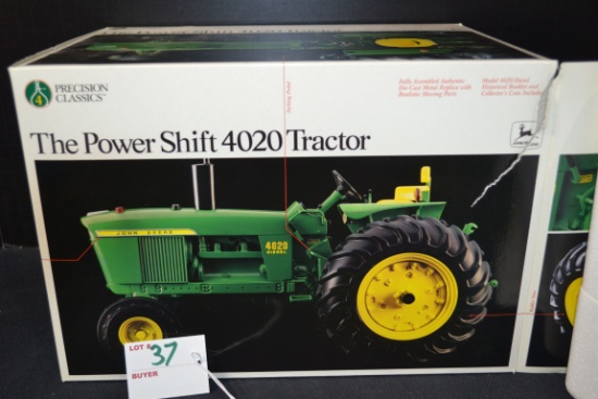 Ertl John Deere Precision Classics 4th in Series "The Power Shift 4020 Tractor" 1/16 Scale Die-Cast