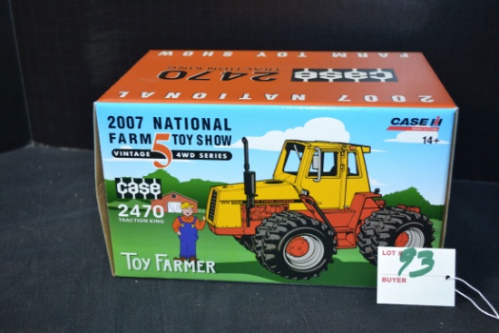 Ertl 2007 National Farm Toy Show Vintage 5 4WD Series Case IH 2470 Traction King Tractor; 1/32 Scale