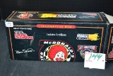 50th Anniversary McDonald's Racing Team 1940 Ford Gold Chrome NASCAR Stock Car; NIB