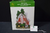 John Deere Farm Scene Thermometer and Rain Gauge; NIB