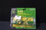Ertl Collectible John Deere 630 Tractor w/Mounted Picker and Flare Box Wagon; 1/64 Scale; NIB