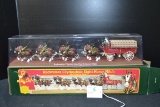 Ertl Collectibles Authentic Budweiser 8-Horse Mechanical Bank; NIB