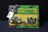 Ertl Collectibles John Deere 7520 Tractor w/Wing Disk; 1/64 Scale; NIB