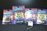 Group of 4 Muscle Machine Cars including 1933 Ford Coupe, 1941 Willy's Coupe, '64 Thunderbolt, and '