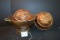 Group of Copper and Tine Lined Gelatin Molds and Colander