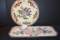 Pair of Handpainted Trays; Holland and Italy
