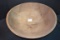 Large Vintage Hand-Turned Wooden Bowl; 19