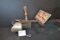 Vintage Aluminum/Wood Stereoscope w/1 Slide