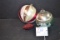 Group of 2 Large and 1 Small Fruit Handpainted Tree Ornaments