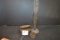 Group of Vintage Brass Trinket and Powder Boxes and Metal Vase w/Etched Crystal