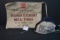 Vintage Canvas workman's Pouch Marked Seaman and Schuske Metal Works, St. Joe, MO and Midwest Airgas