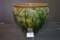 Vintage 1910 Art Nouveau Weller Jardinière Pot; Crack in side.