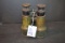 Pair of Vintage Brass Handled Binoculars by Lemaine Fab, Paris