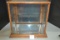 Vintage Oak and Glass Counter Top Display; 15
