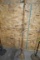 Vintage Victorian-Style Gold-Colored Floor Lamp w/Metal Flower Embellishment