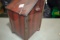 Vintage Metal Coal Hodge or Slop Can on Rollers