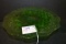 Vintage L.E. Smith Green Moon and Star Cake Plate