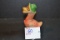 Vintage Chalk Carnival Duck