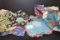 Group of Vintage Six-Point Star Quilt Blocks; Blocks Only