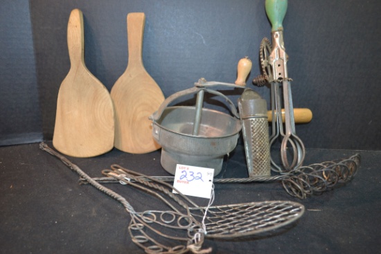 Group of Vintage Kitchen Utensils