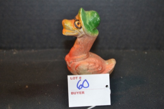 Vintage Chalk Carnival Duck