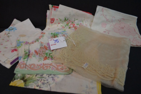 Group of Vintage Ladies Hankies