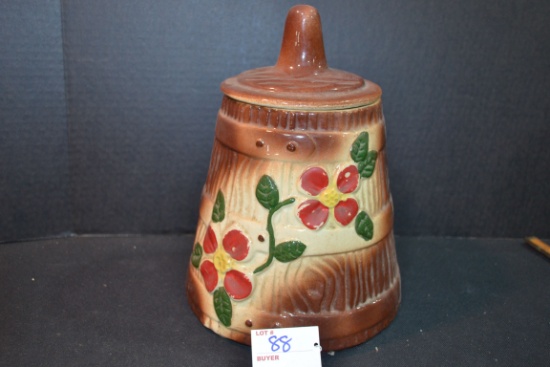 Vintage Butter Churn Cookie Jar