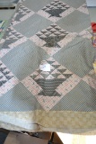 Vintage Twin Sized? Flower Basket Quilt Top; Top Only