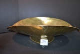 Vintage Large Brass Scale Pan; 21