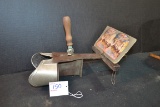 Vintage Aluminum/Wood Stereoscope w/1 Slide