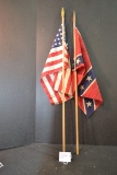 Pair of Vintage Flags