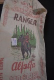 Vintage Ranger Brand Alfalfa Seed Sack
